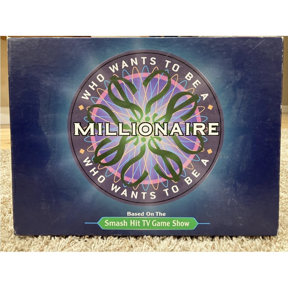 Who Wants to Be a Millionaire Board Game 100% complete. Mint condition